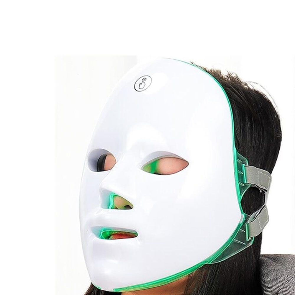 Máscara facial de terapia de luz led 