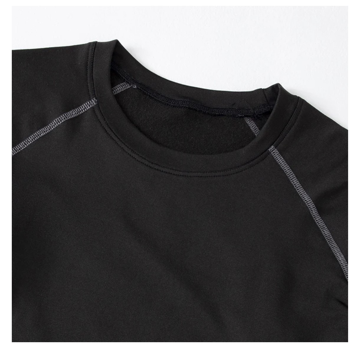 Ropa interior térmica cálido hombre negro L para el frio pantalón playera deportes moto correr