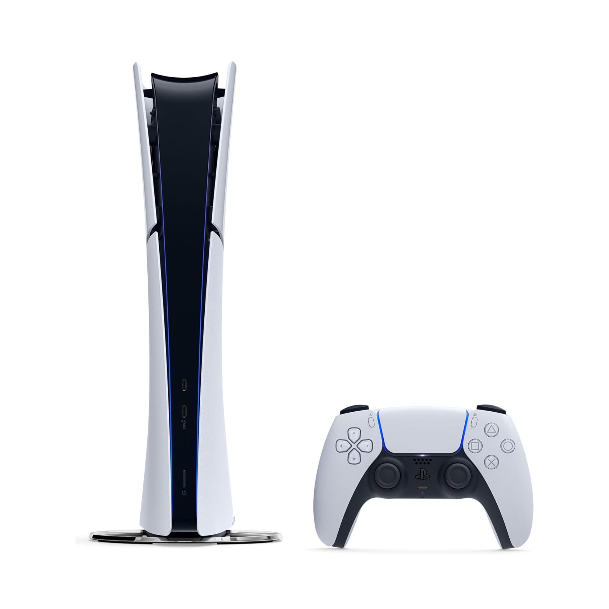 PlayStation 5 Slim, Digital Edition, 1 TB, Bundle 2 Juegos Digitales, incluye 1 Control Inalámbrico, White