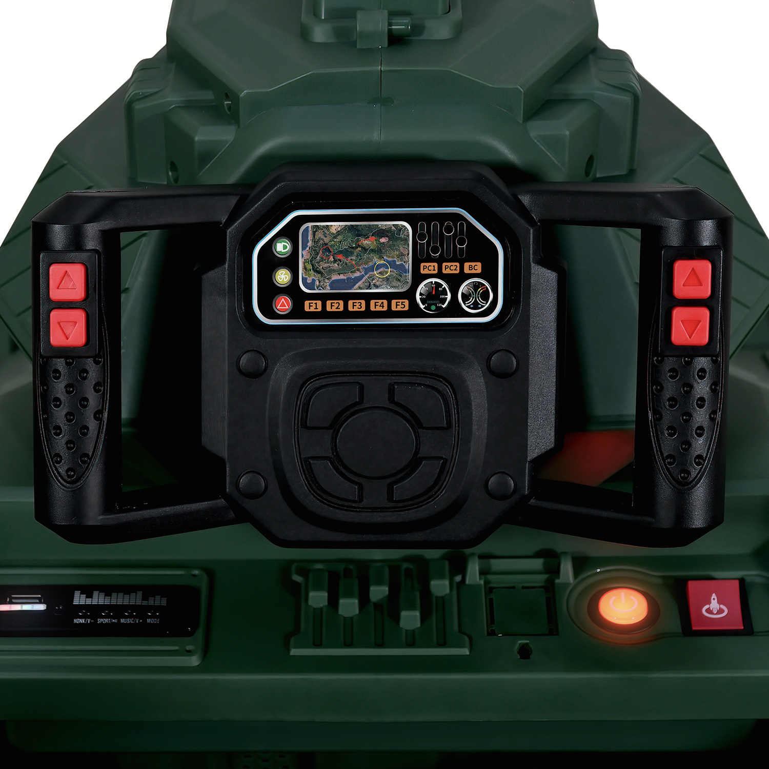 Montable Electrico Tanque De Guerra 12v 5 Km/h