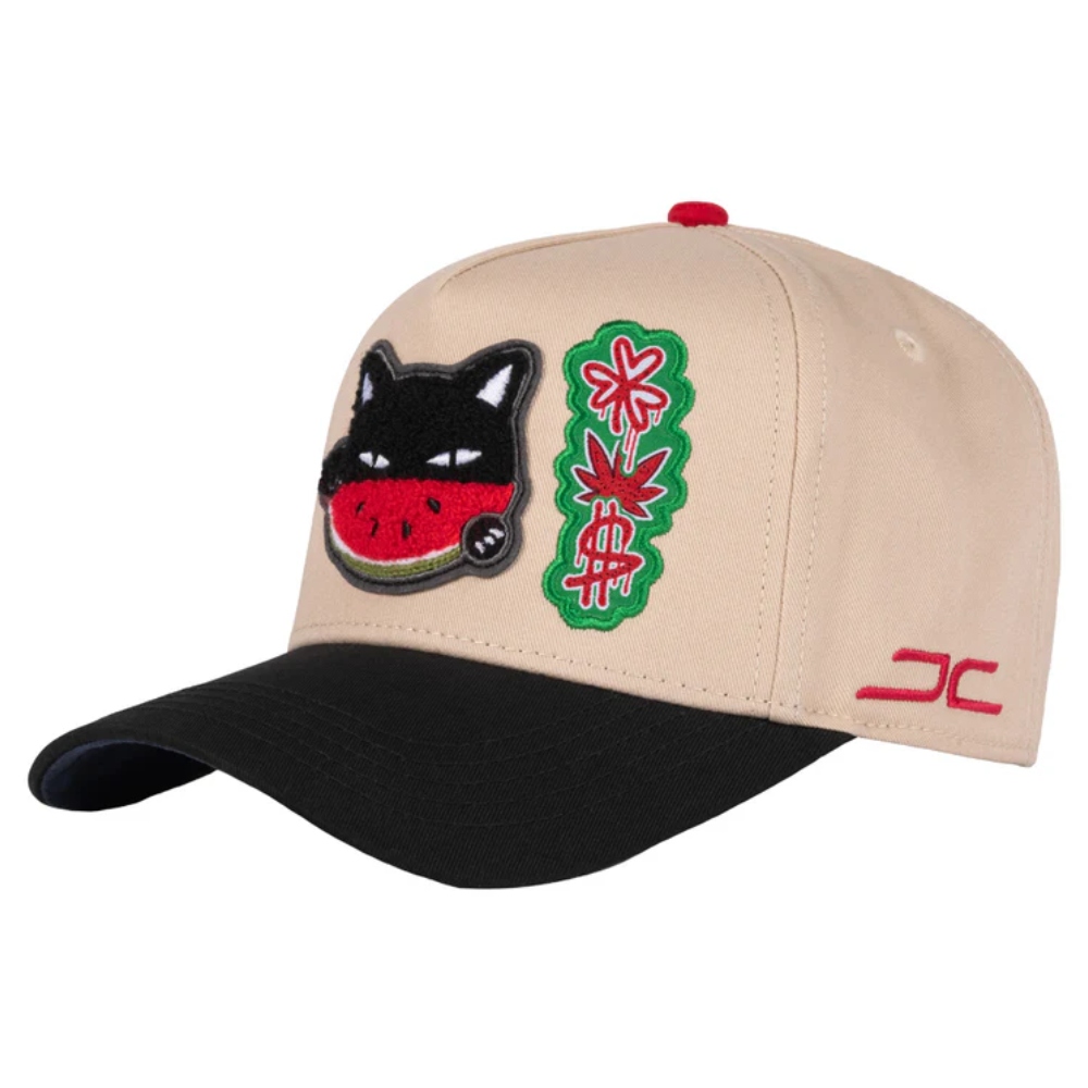 Gorra JC Hats Watermelon Cat Beige-Negro Unisex 002870