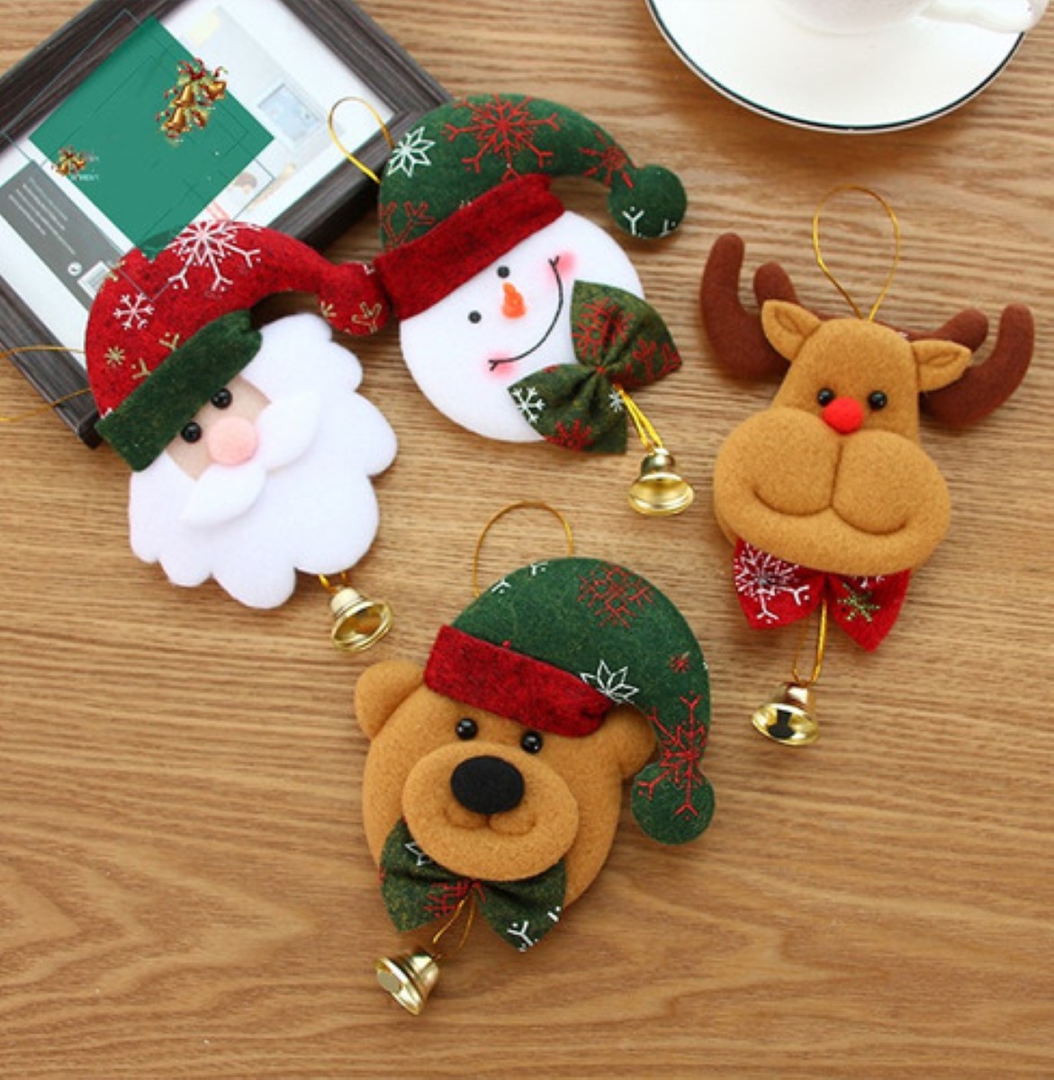 Adornos Navideños Para Arbol de Navidad Muñecos Colgantes 10 pcs COLORES