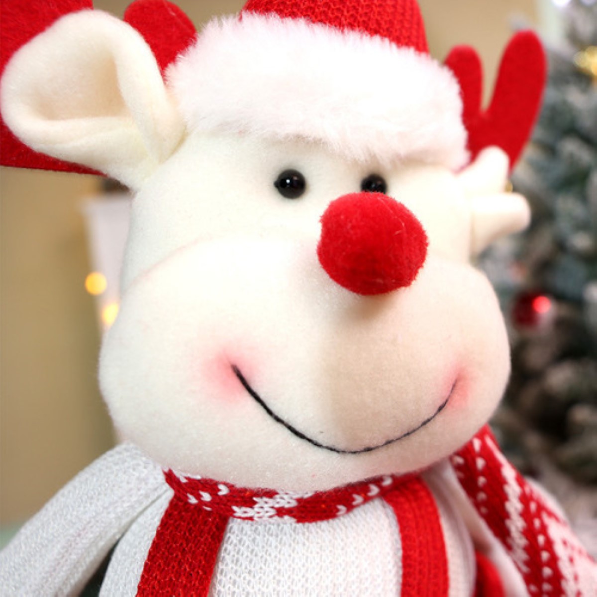 Muñeca de Navidad Adornos Regalo De Decoracion, ALCE ROJO