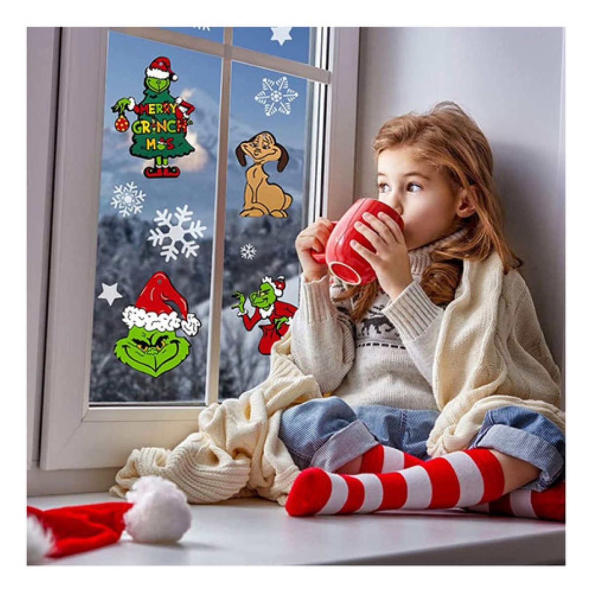 24 Grinch Muñecos Colgantes Arbol Navidad Adornos  grinch