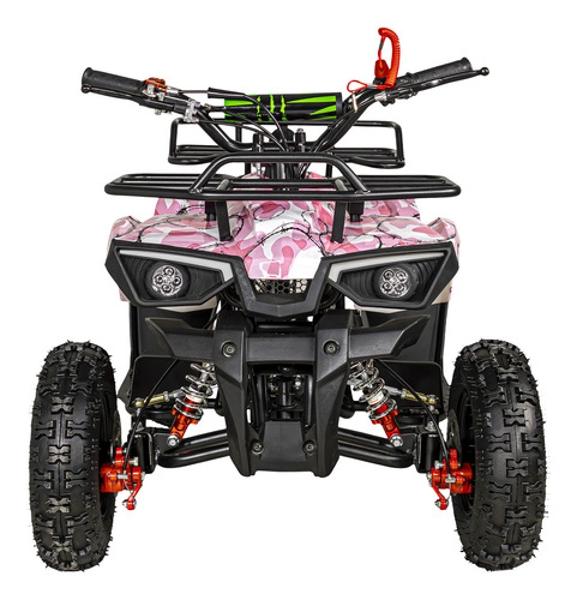 Cuatrimoto Montable Motor A Gasolina 49cc Niños 45km/h Rosa Little Monkey