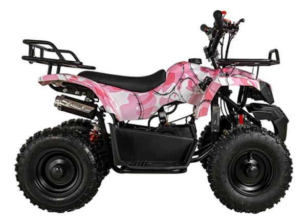 Cuatrimoto Montable Motor A Gasolina 49cc Niños 45km/h Rosa Little Monkey