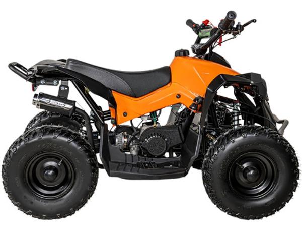 Cuatrimoto Motor A Gasolina 49cc Niños Montable Atv 45km/h Naranja Little Monkey