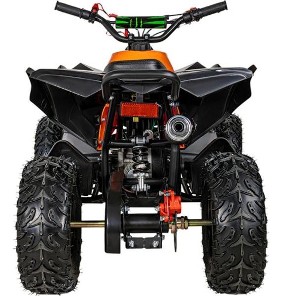 Cuatrimoto Motor A Gasolina 49cc Niños Montable Atv 45km/h Naranja Little Monkey