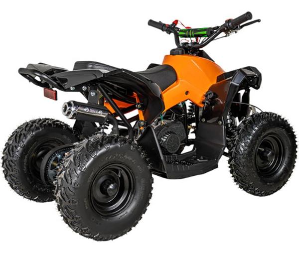 Cuatrimoto Motor A Gasolina 49cc Niños Montable Atv 45km/h Naranja Little Monkey