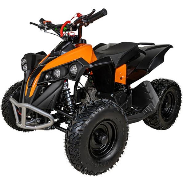 Cuatrimoto Motor A Gasolina 49cc Niños Montable Atv 45km/h Naranja Little Monkey