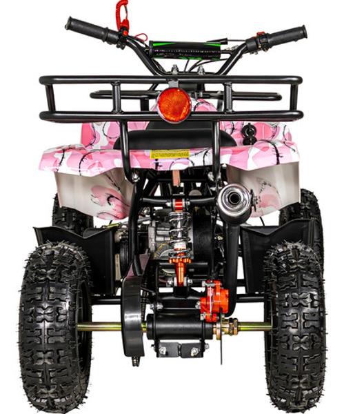 Cuatrimoto Montable Motor A Gasolina 49cc Niños 45km/h Rosa Little Monkey
