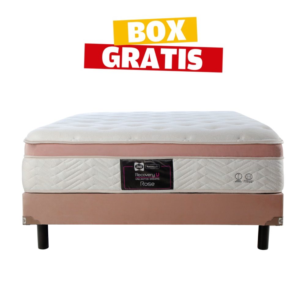 Colchón  y Box Sealy Rose - King Size