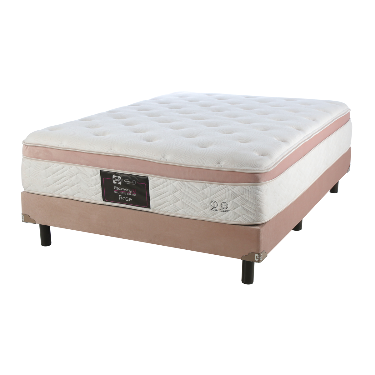 Colchón  y Box Sealy Rose - King Size