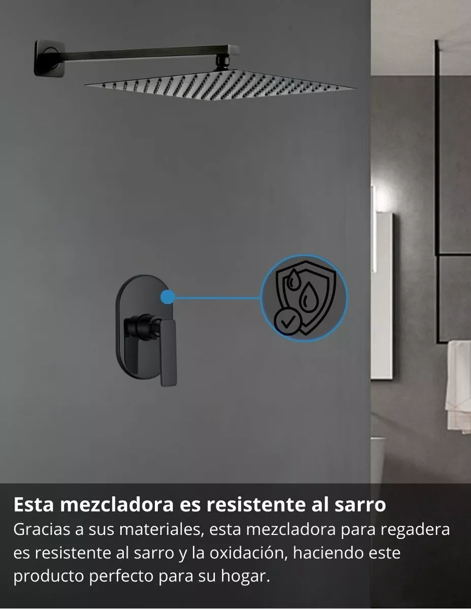 Mezcladora Monomando Para Regadera, Llave De Agua, Latón, Ovalada, Gran Diseño