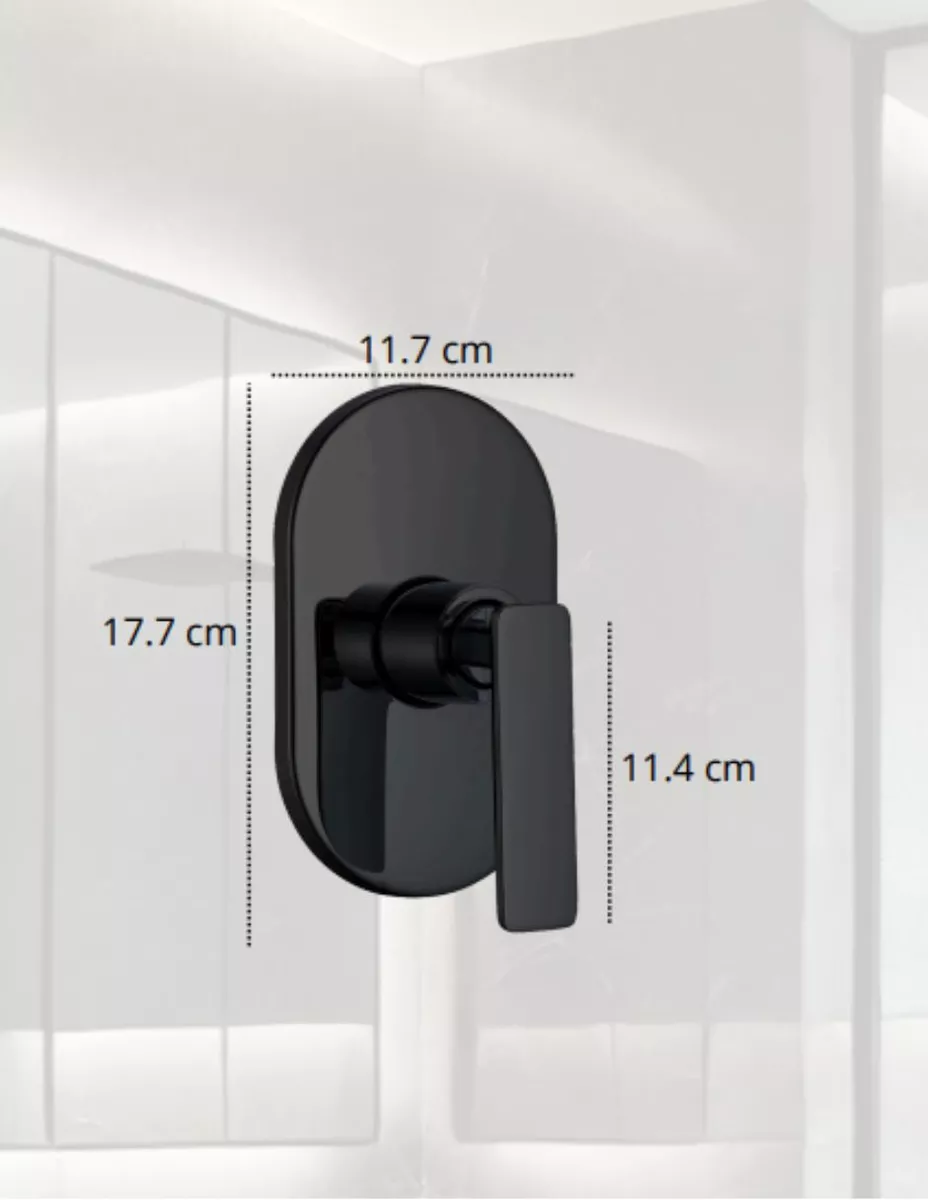 Mezcladora Monomando Para Regadera, Llave De Agua, Latón, Ovalada, Gran Diseño