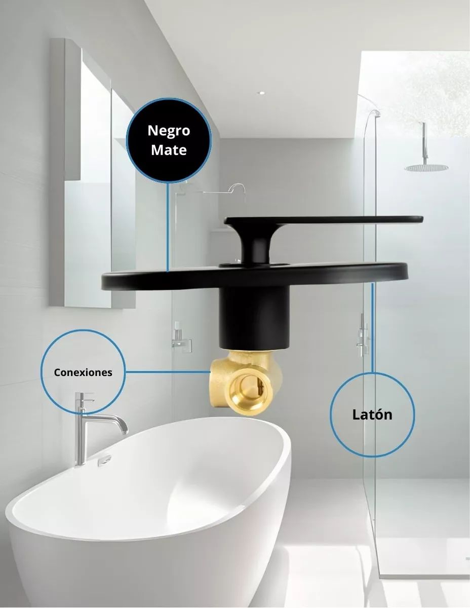 Mezcladora Monomando Para Regadera, Llave De Agua, Latón, Ovalada, Gran Diseño