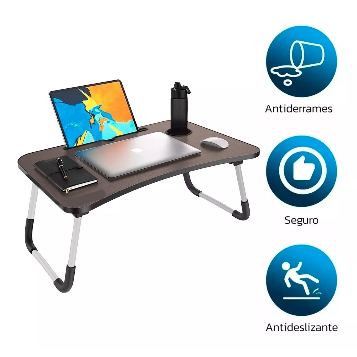 Mesa Plegable Para Laptop Bandeja Escritorio Cama Portátil