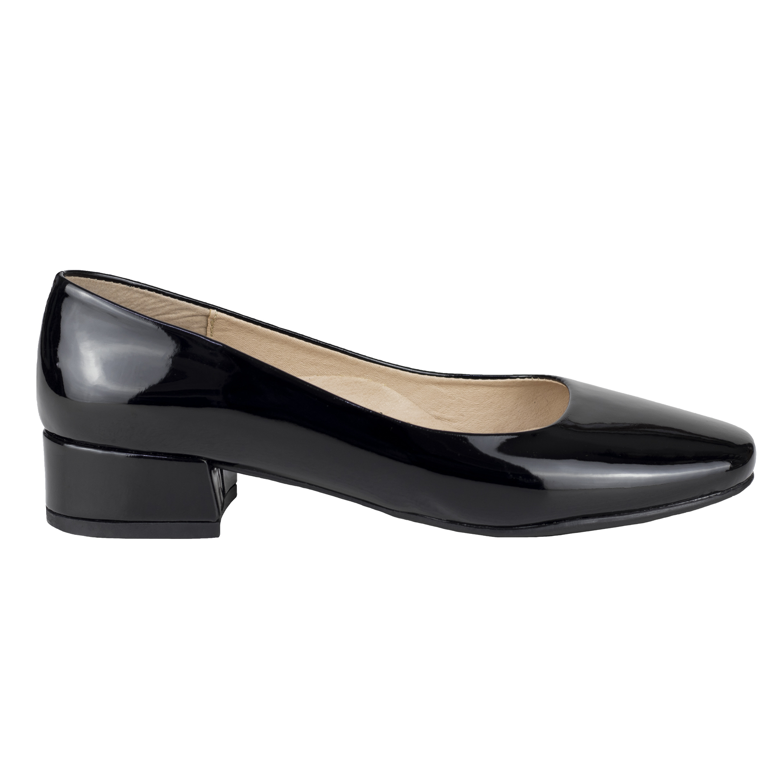 Zapato De Charol Tacón Bajo Flat Mujer Valdano Casual 800 St