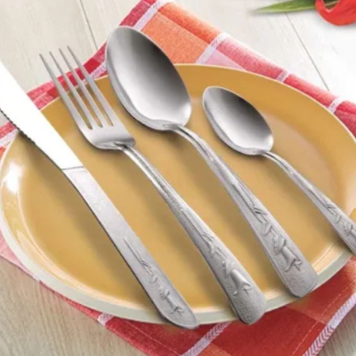 Moven Set cuchara Cafetera y té Acero Inoxidable Maya 12 Piezas