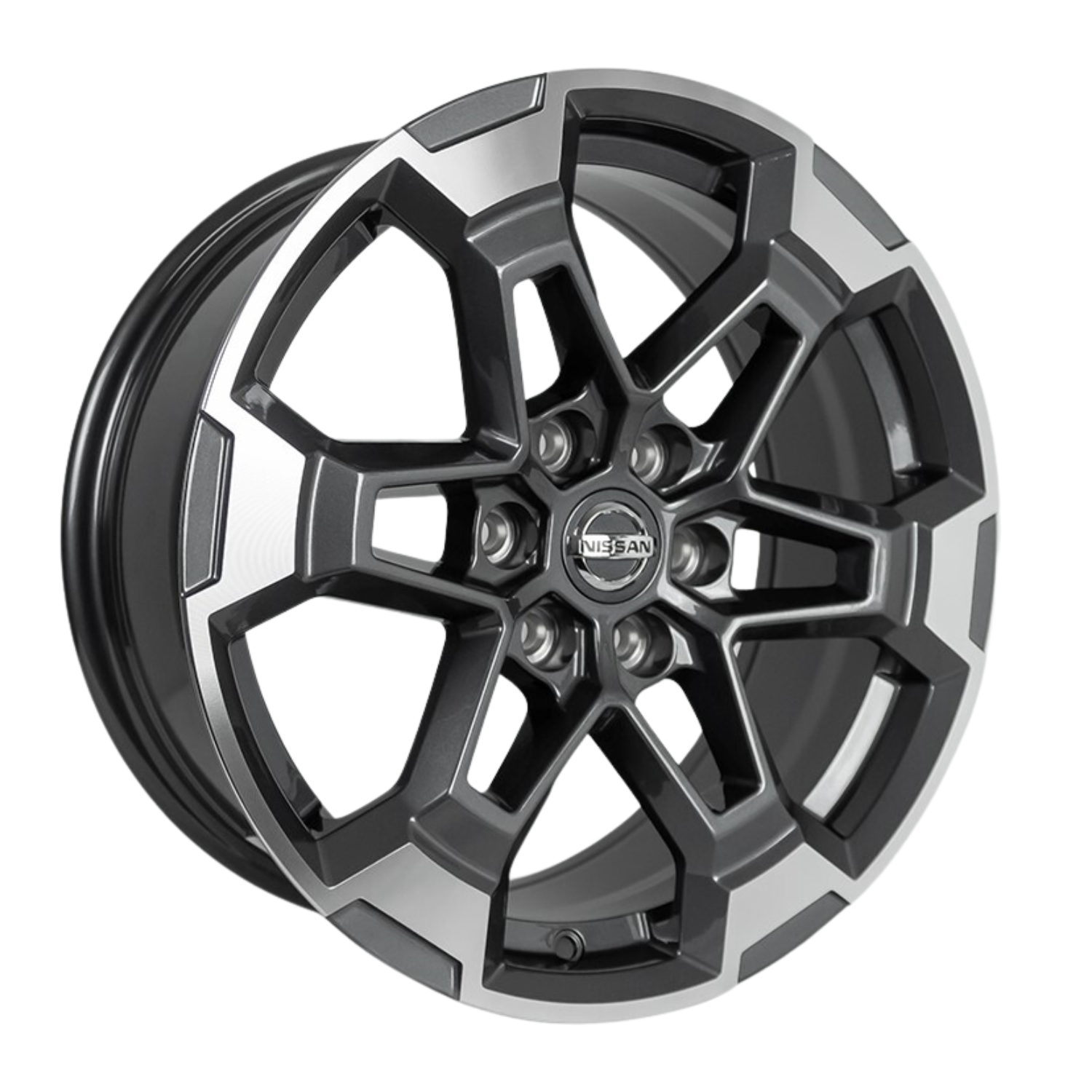 4 RINES 17 6X114.3 GUNMMETAL Nissan NP300 Estacas, Frontier