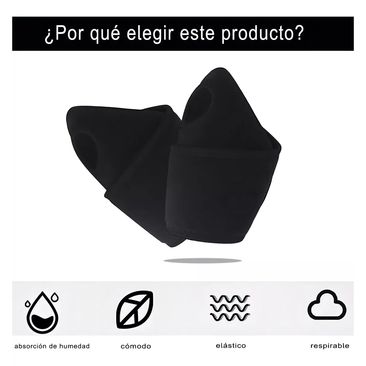 Par Para Pesas Muñequera Gym Muñequeras Deportivas Negro
