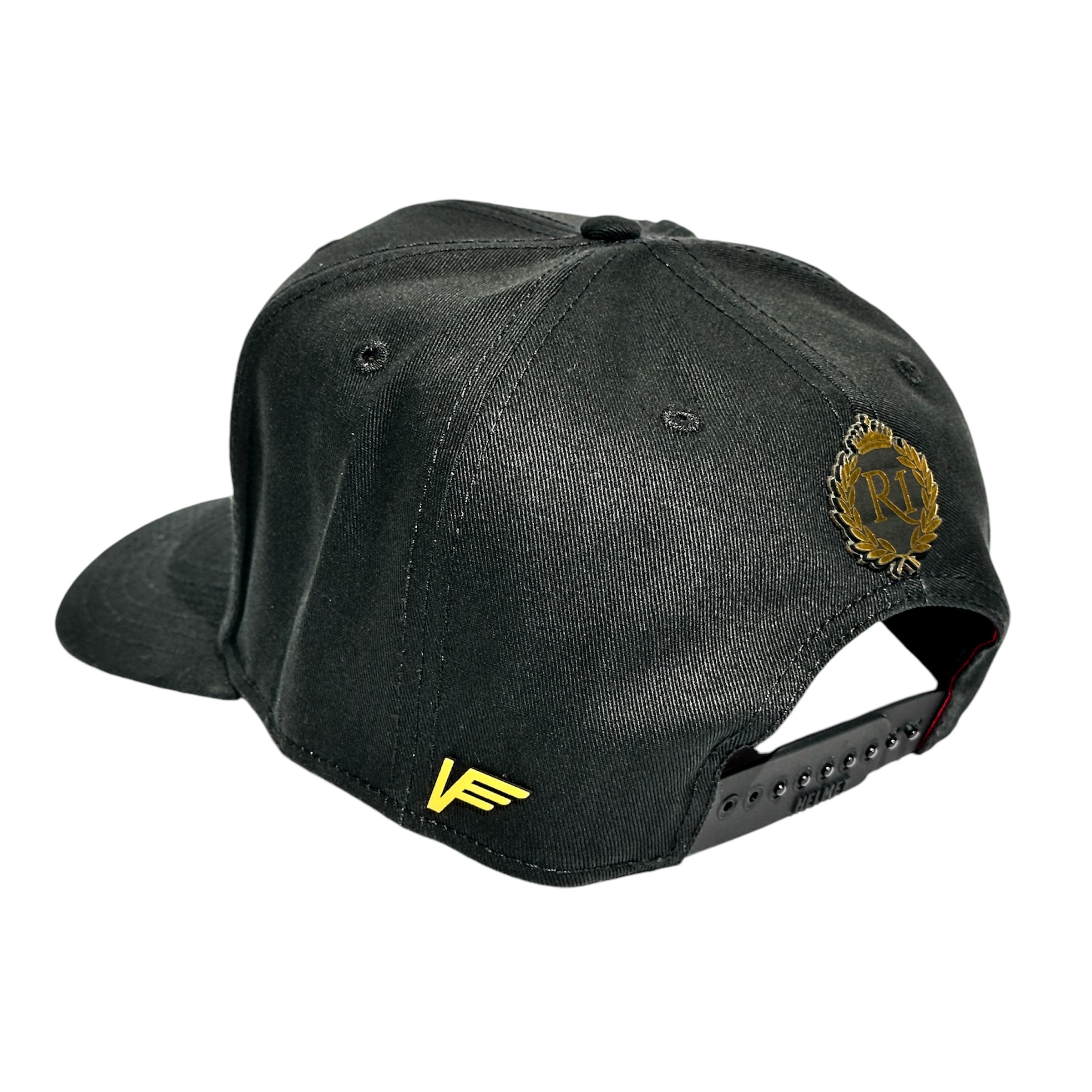 VAGO Style CARO COMO QUINTERO Gorra Negra Visera Curva Artesanal