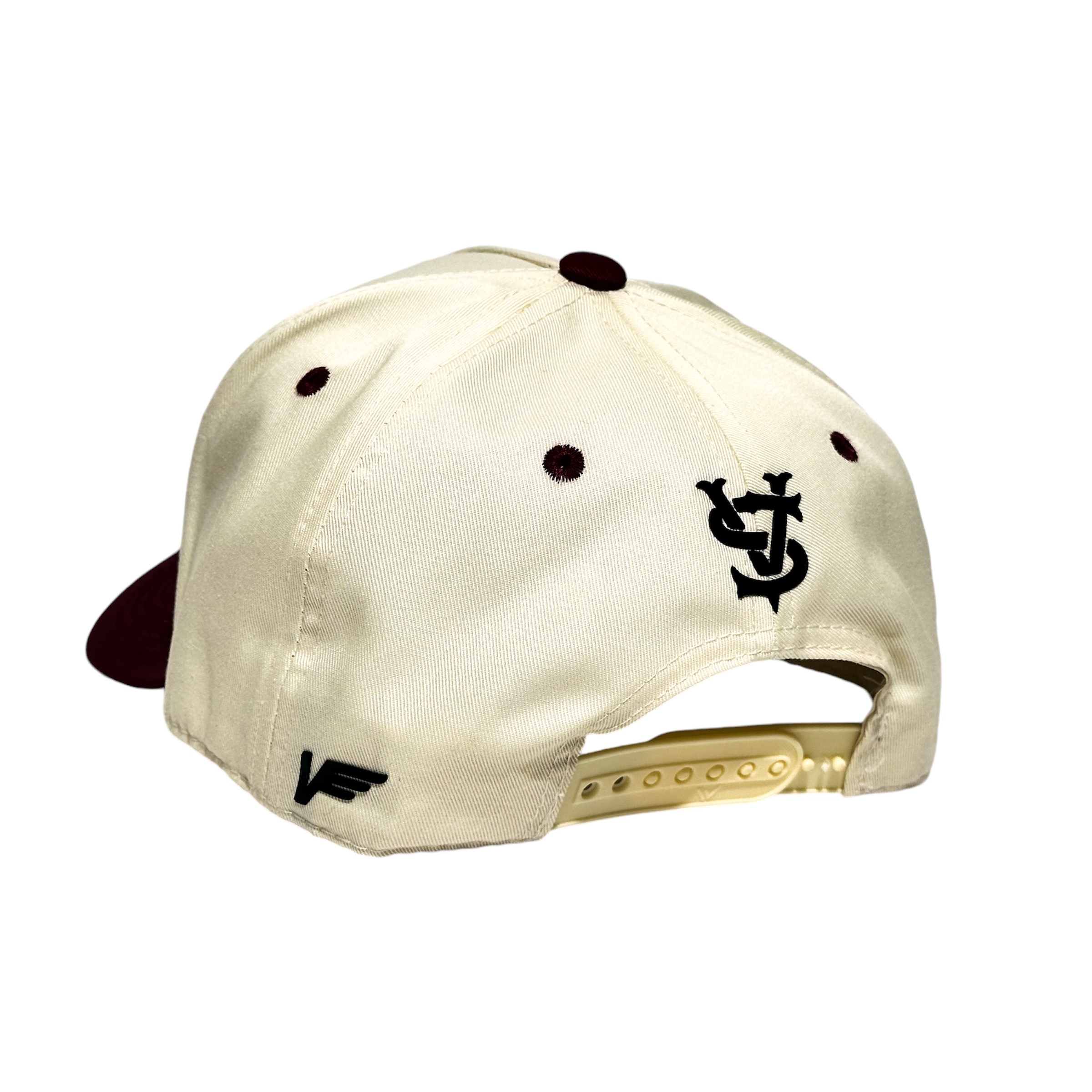 VAGO Style CHAMPION Gorra Artesanal Marfil Visera Curva
