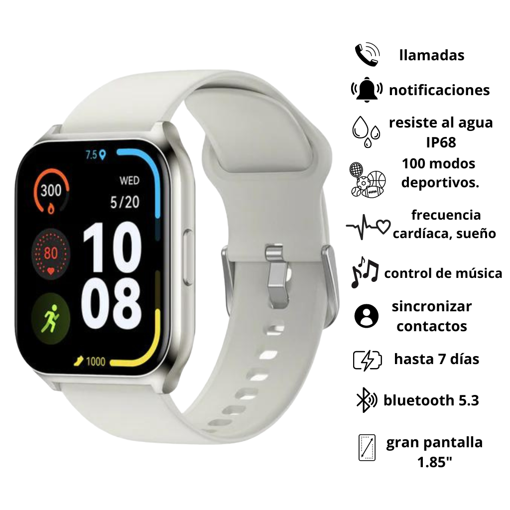 Smartwatch Filwans GTS Mini y Audífonos Diadema Filwans H Zero