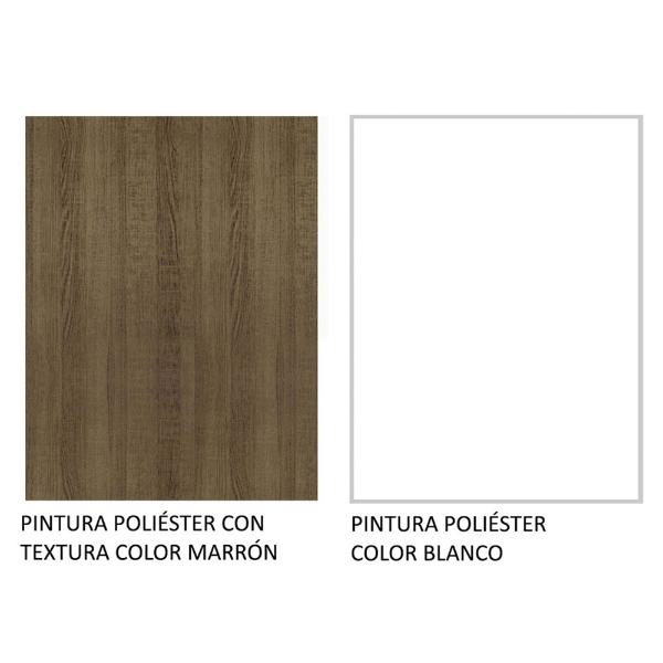 Ropero Closet Madesa Dallas Plus 1 Espejo con Pies MB 07