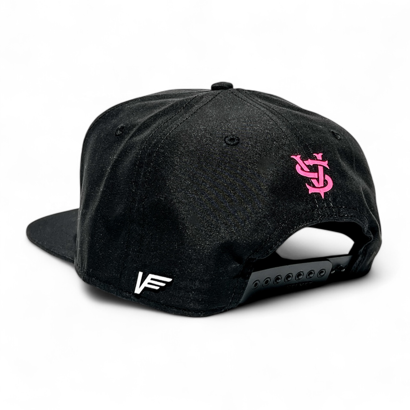 VAGO Style HORNY Gorra Artesanal Negra Visera Plana