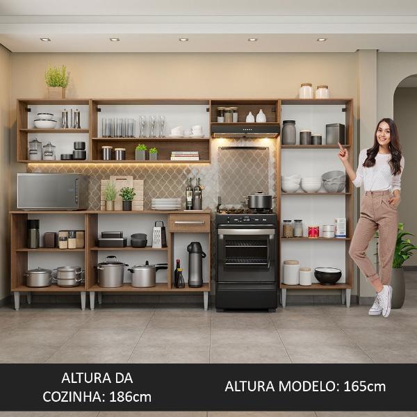 Cocina Integral Completa Modular Madesa Emilly 293cm MG 01