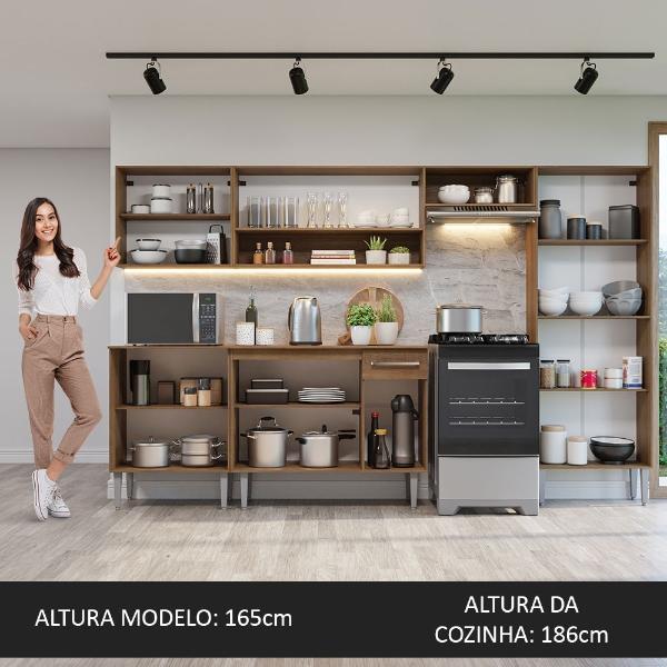 Cocina Integral Completa Modular Madesa Emilly 293cm MG 01