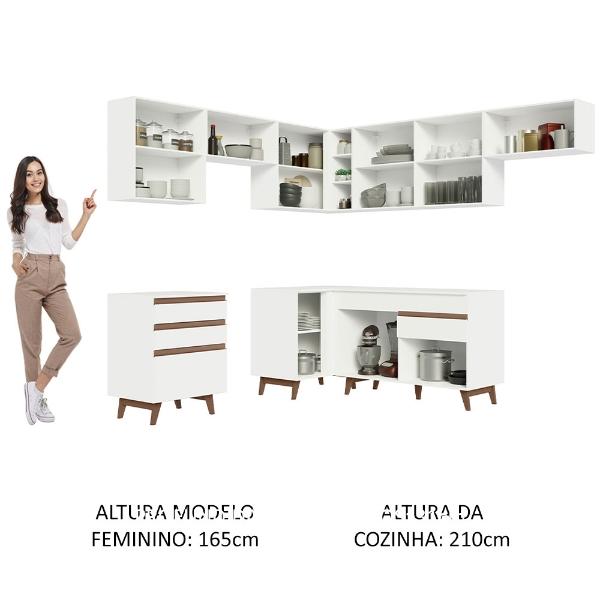 Cocina Integral Completa Modular Madesa Reims 462cm BB 03