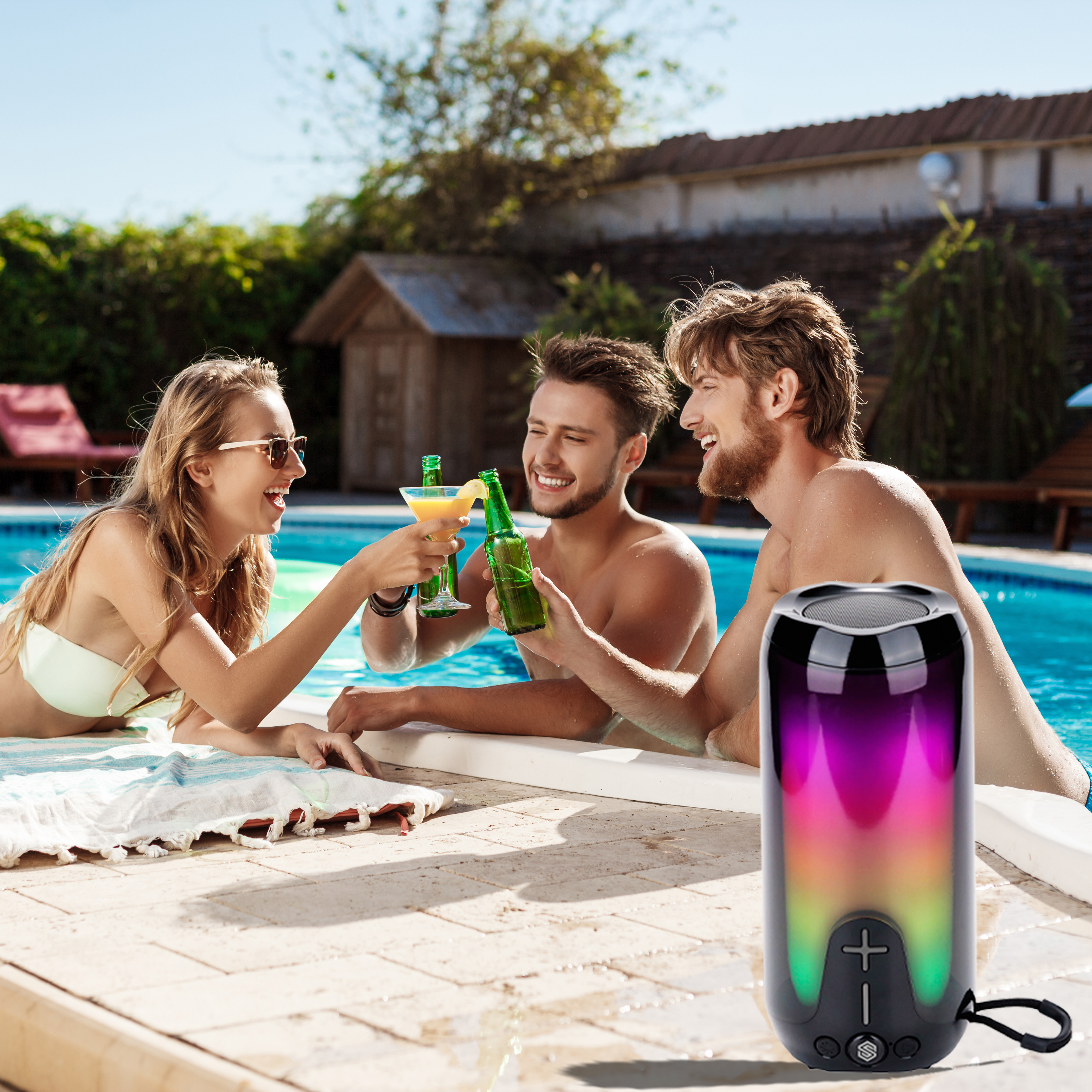 Select Sound Bocina Portátil Edge Bluetooth TWS Radio FM BT233
