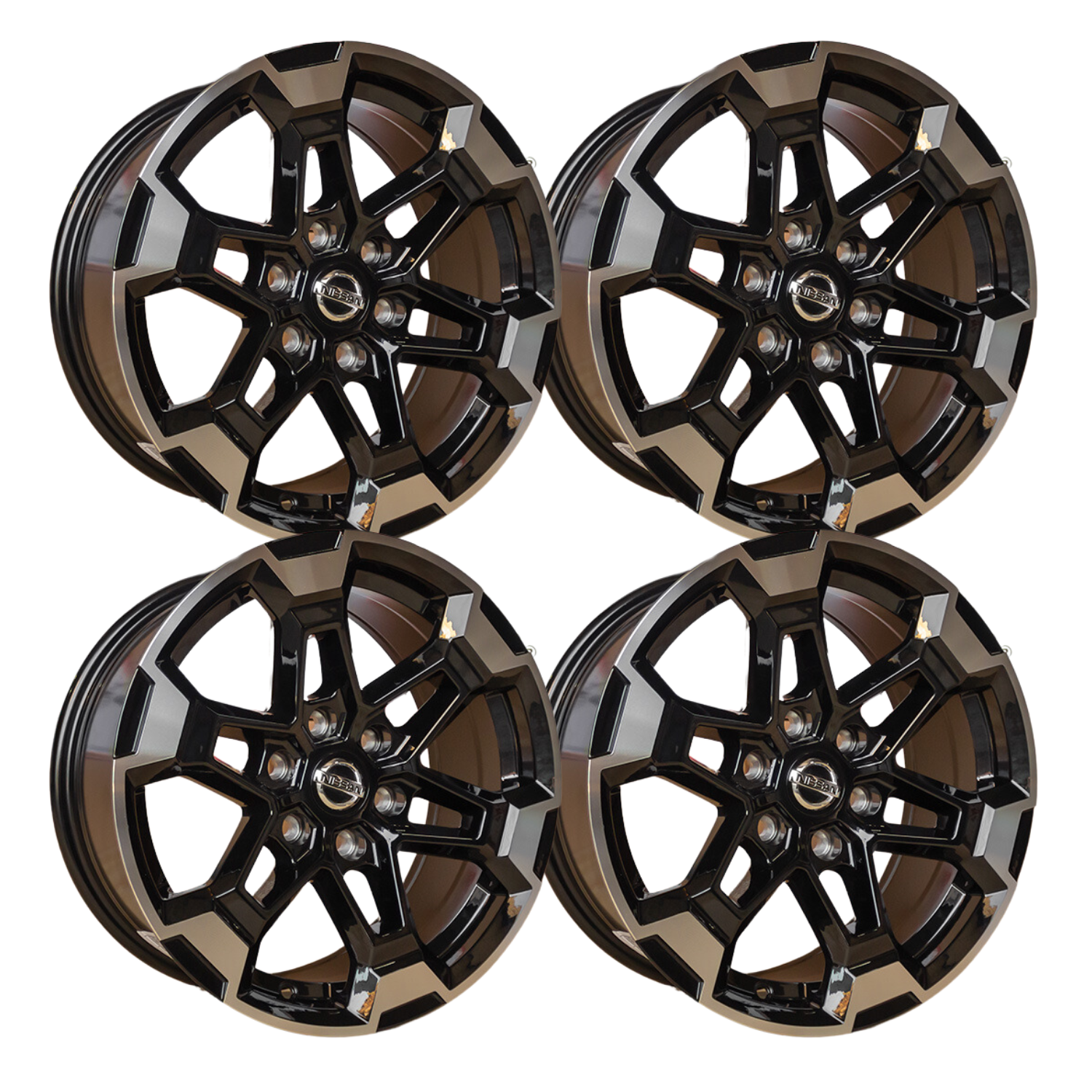 4 RINES 16 6X114.3 MACHINE FACE -Nissan Estacas,Frontier, Navara