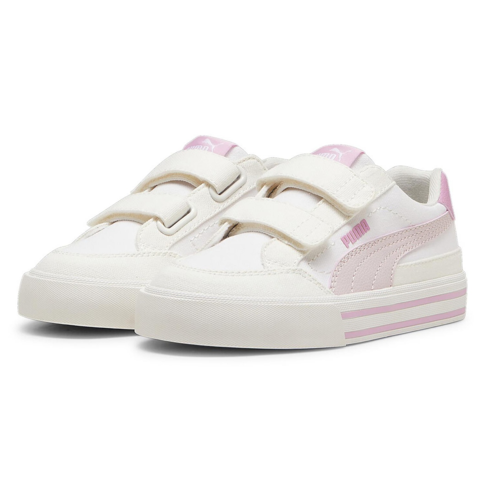 Tenis Puma Court Classic Vulc FS V PS  Blanco de Niñas 396560 08 
