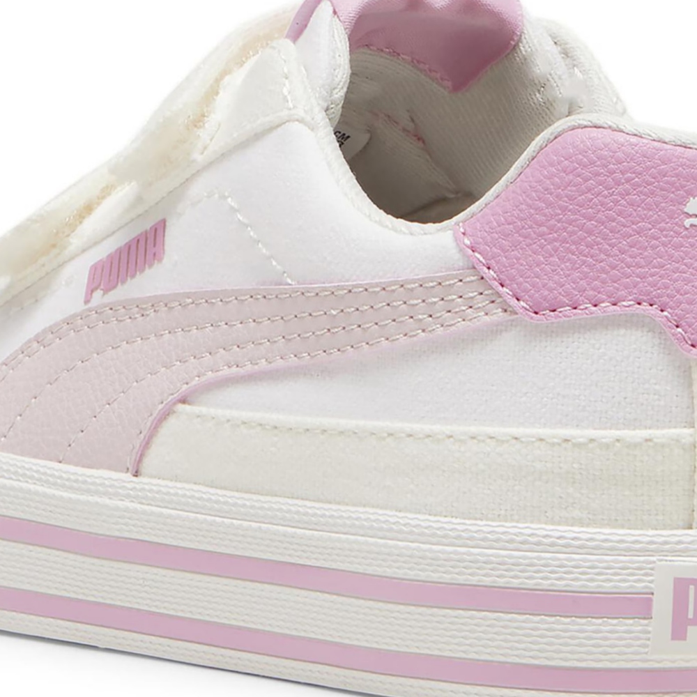 Tenis Puma Court Classic Vulc FS V PS  Blanco de Niñas 396560 08 