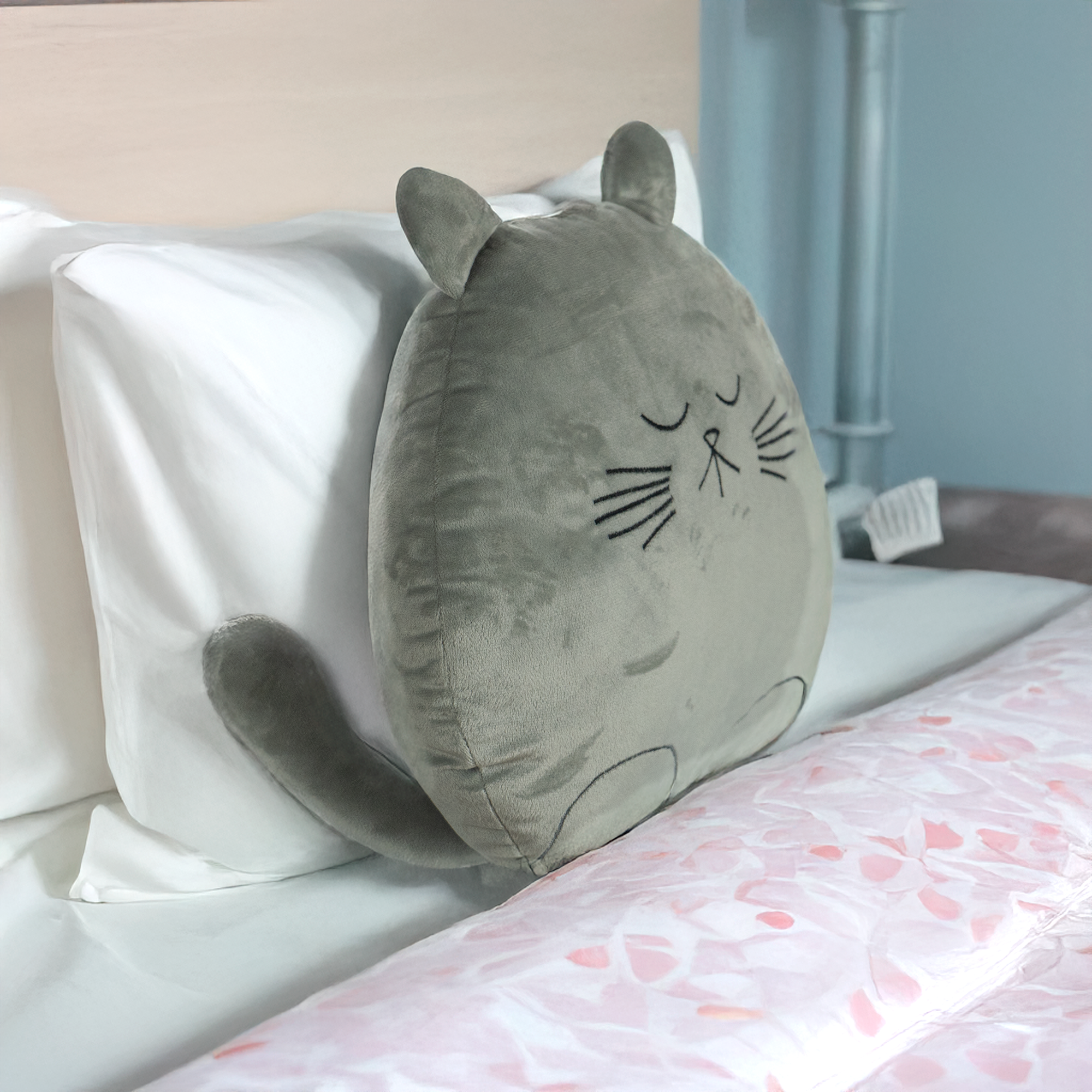 Peluche Gatito, Adorno Cojín Gato De Peluche  29 Cm de Altura