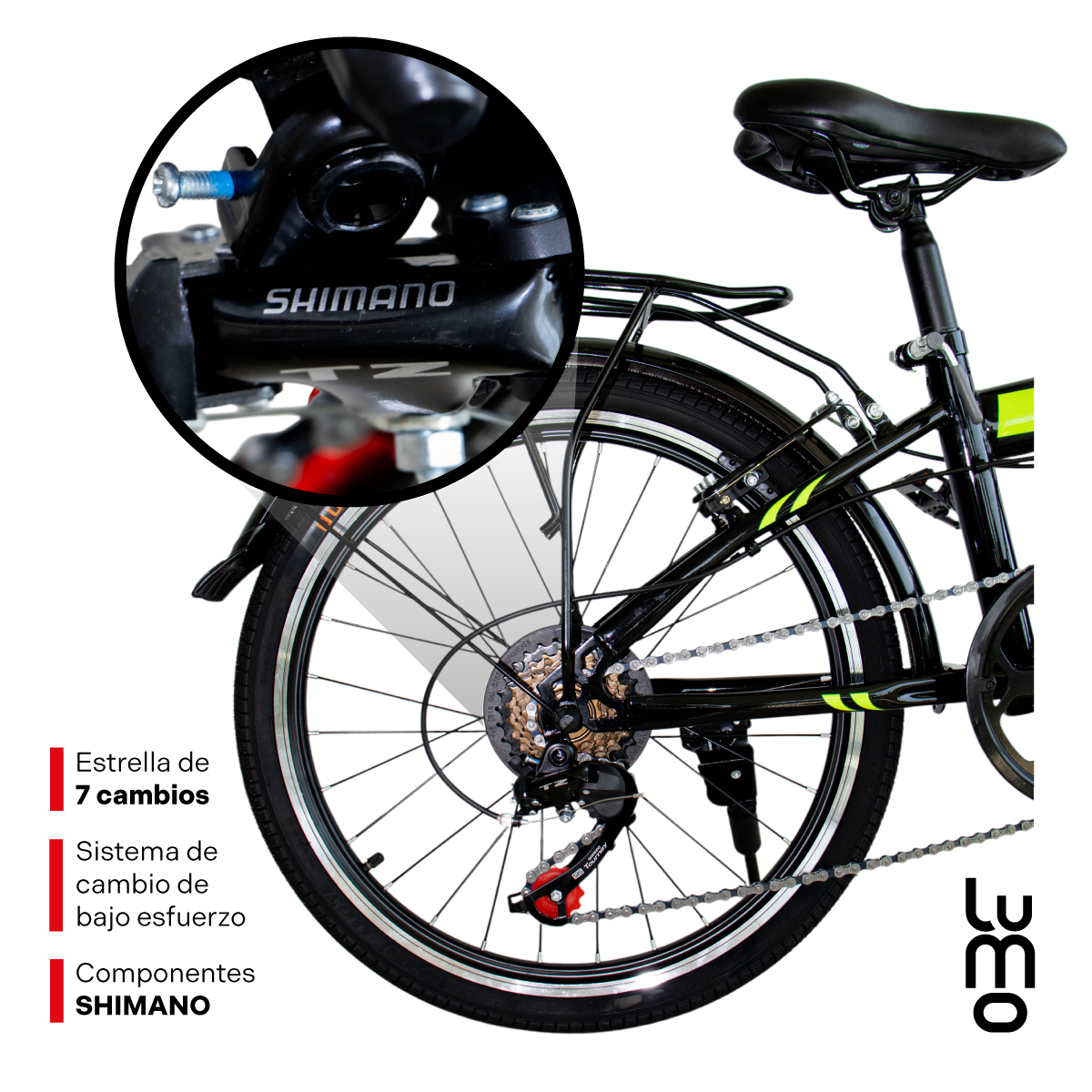 Bicicleta Montaña Plegable Retro Vintage R22 Vbrake
