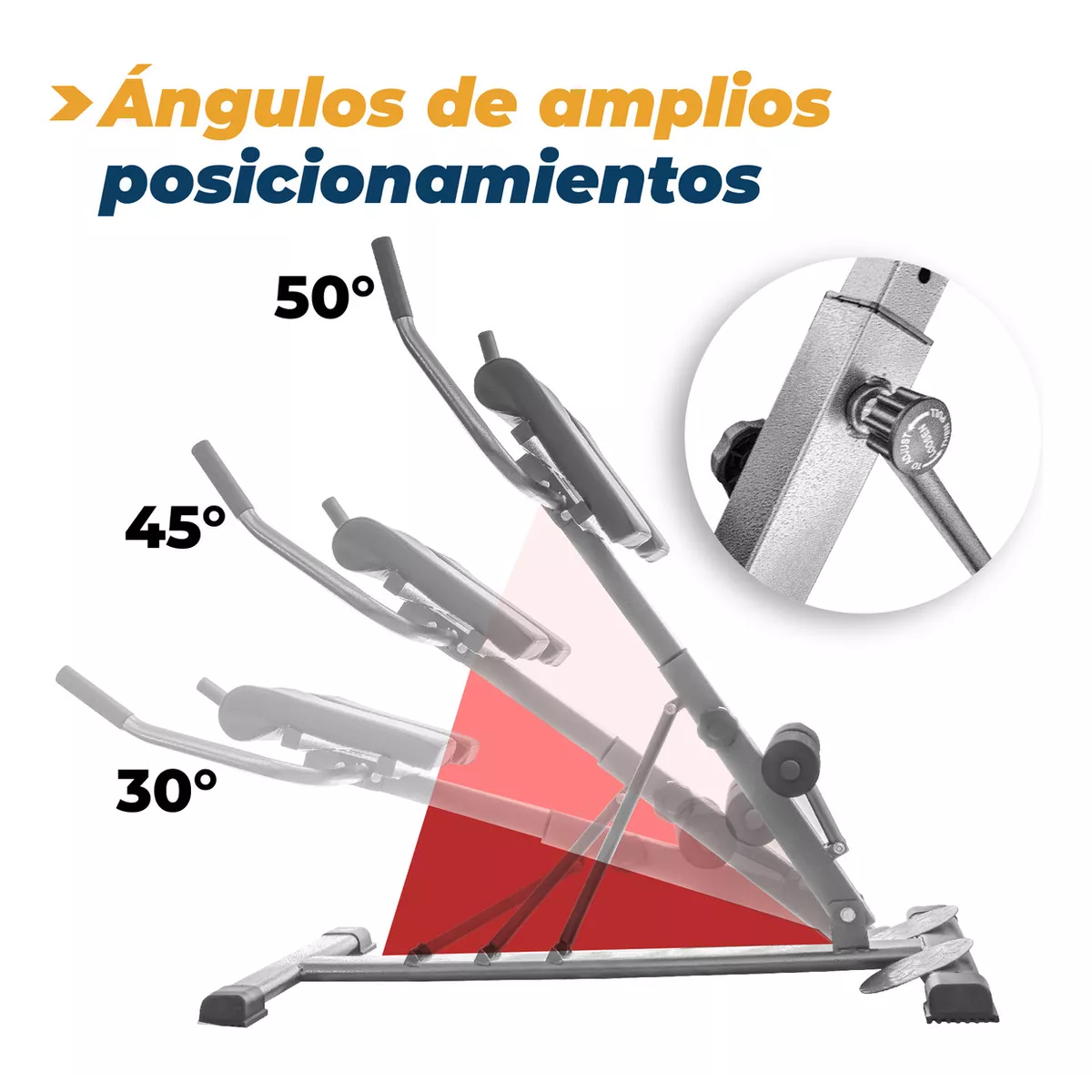 Silla Romana Ajustable Banco De Hiperextensión Espalda
