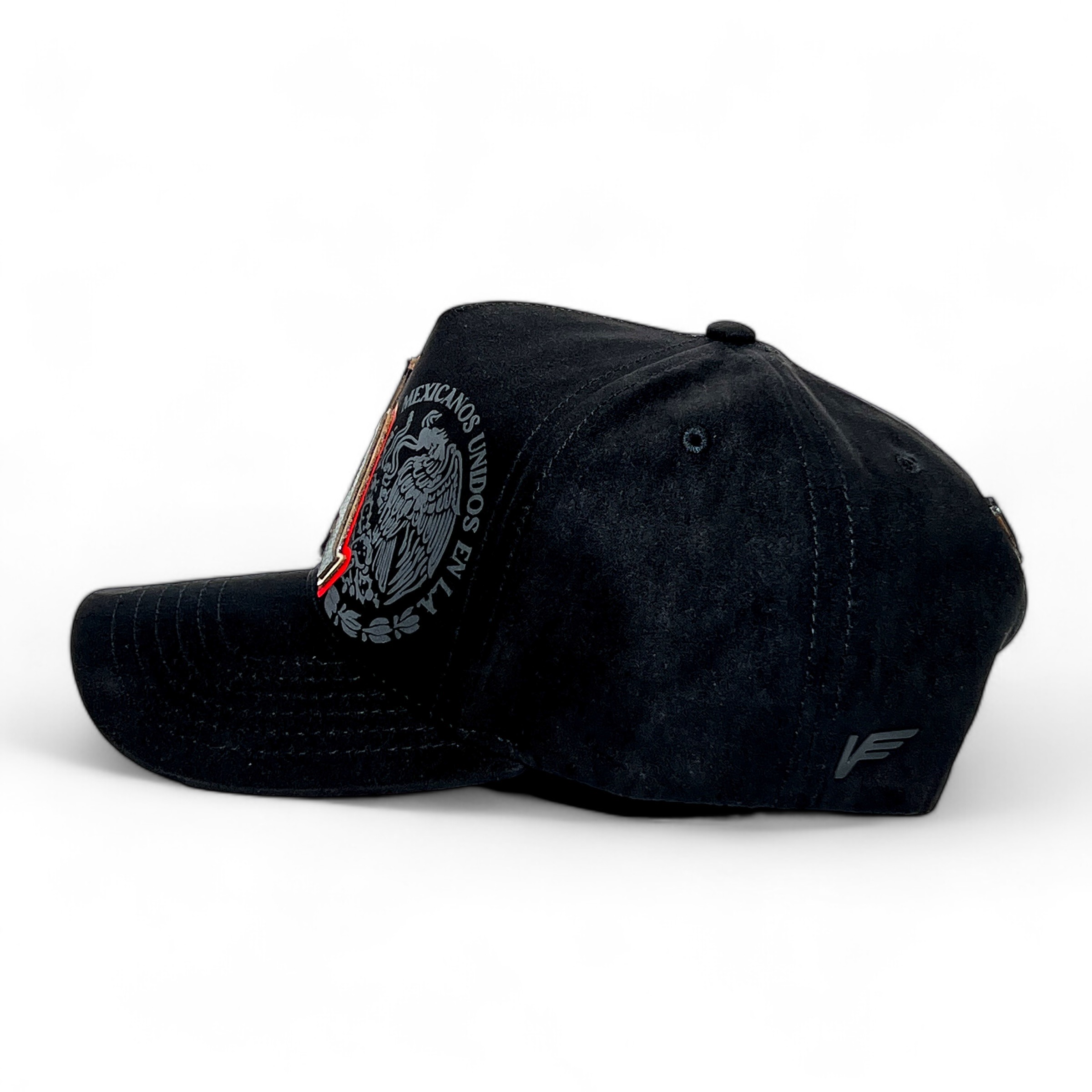 VAGO Style LA MX Gorra Artesanal Ng Gamuza Visera Curva