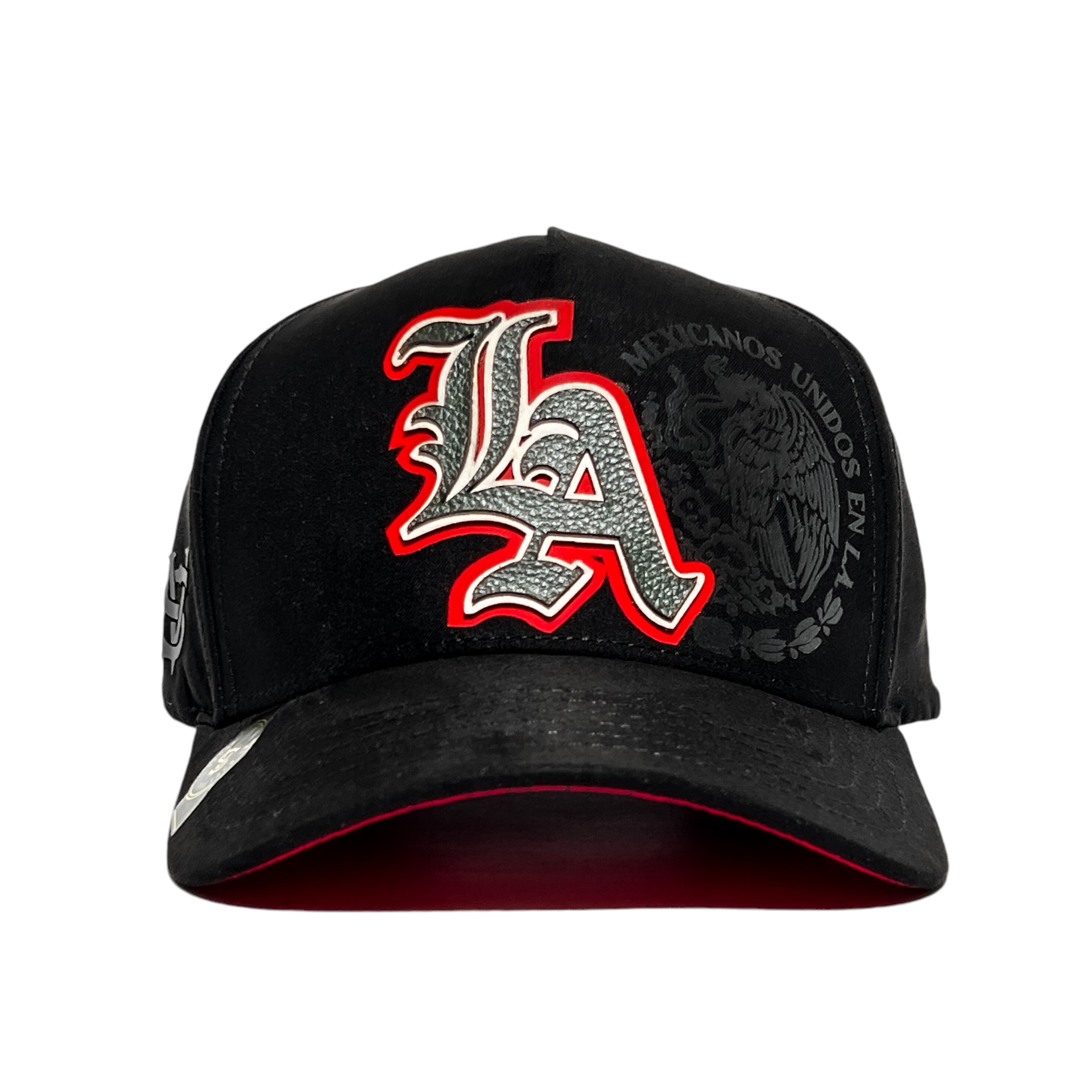 VAGO Style LA MX Gorra Artesanal Ng Gamuza Visera Curva