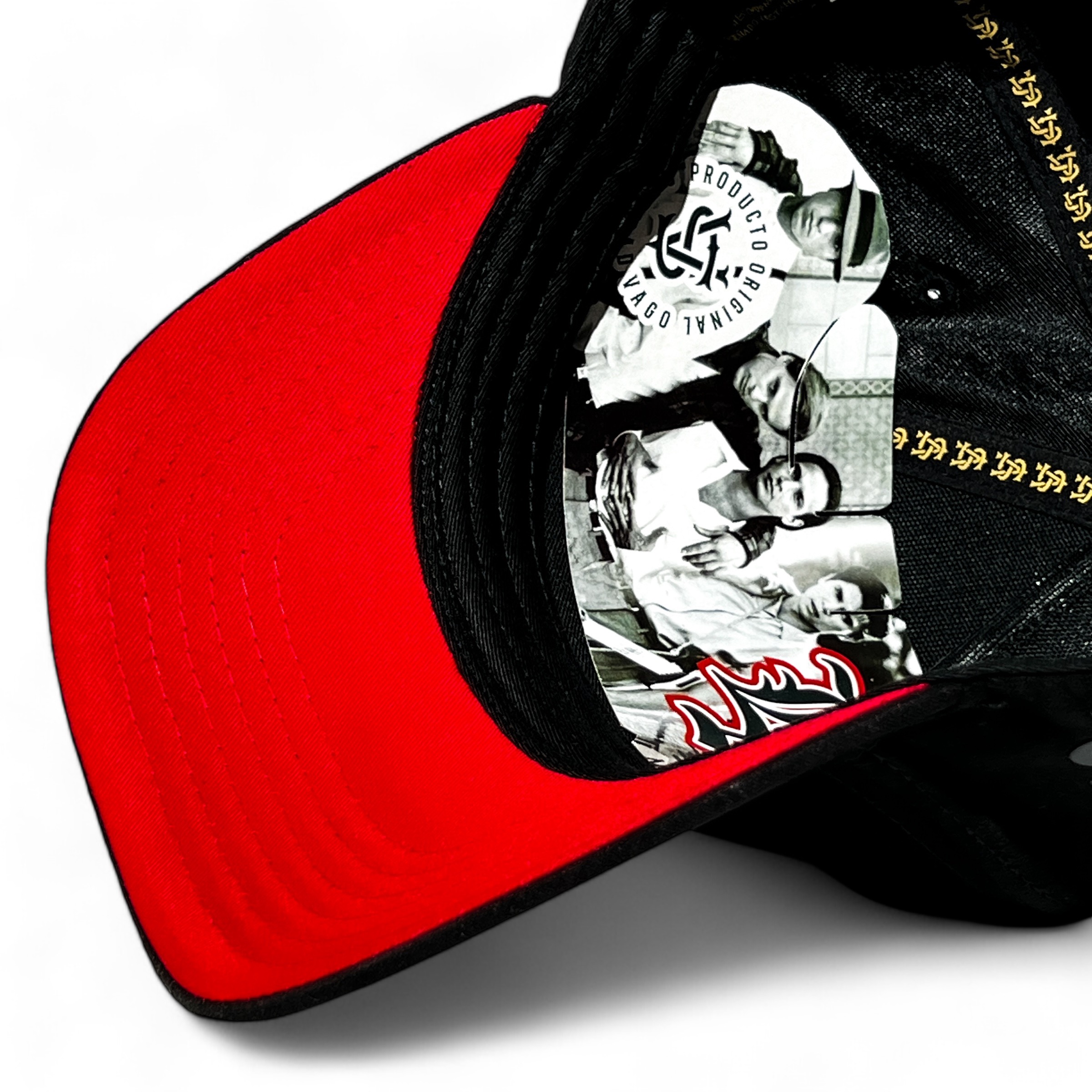 VAGO Style LA MX Gorra Artesanal Ng Gamuza Visera Curva