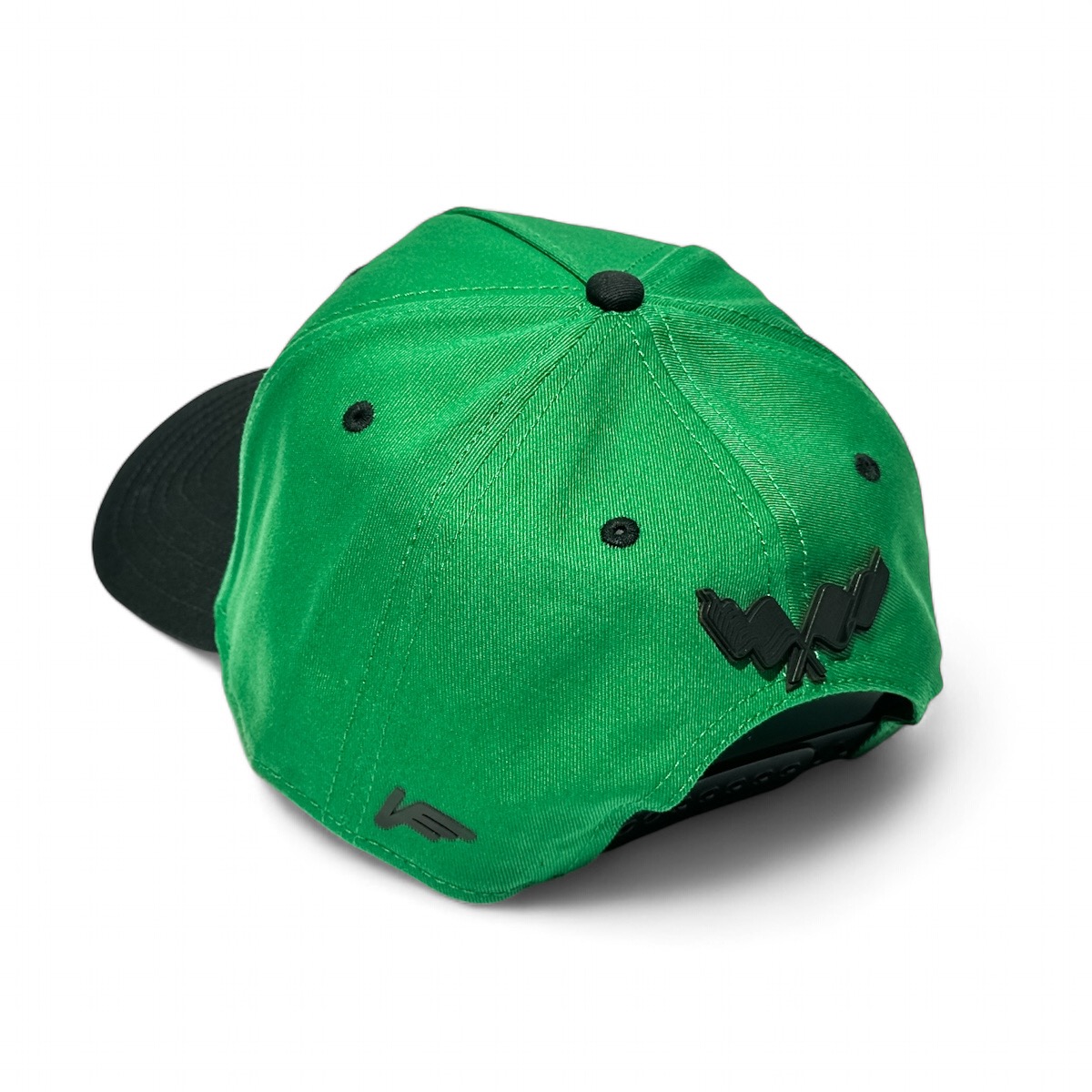 VAGO Style LA MX Gorra Artesanal Verde Visera Curva
