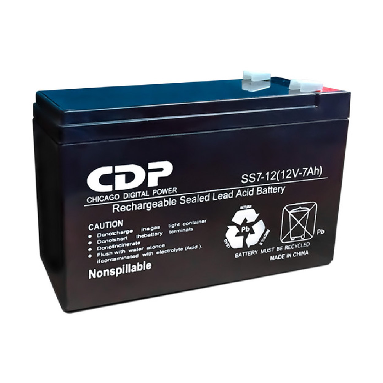 Bateria De Reemplazo Para No Break Cdp Slb 12-7.0, 12v, 7ah