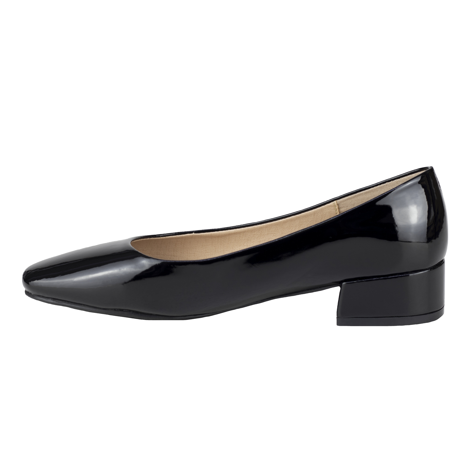 Zapato De Charol Tacón Bajo Flat Mujer Valdano Casual 800 St