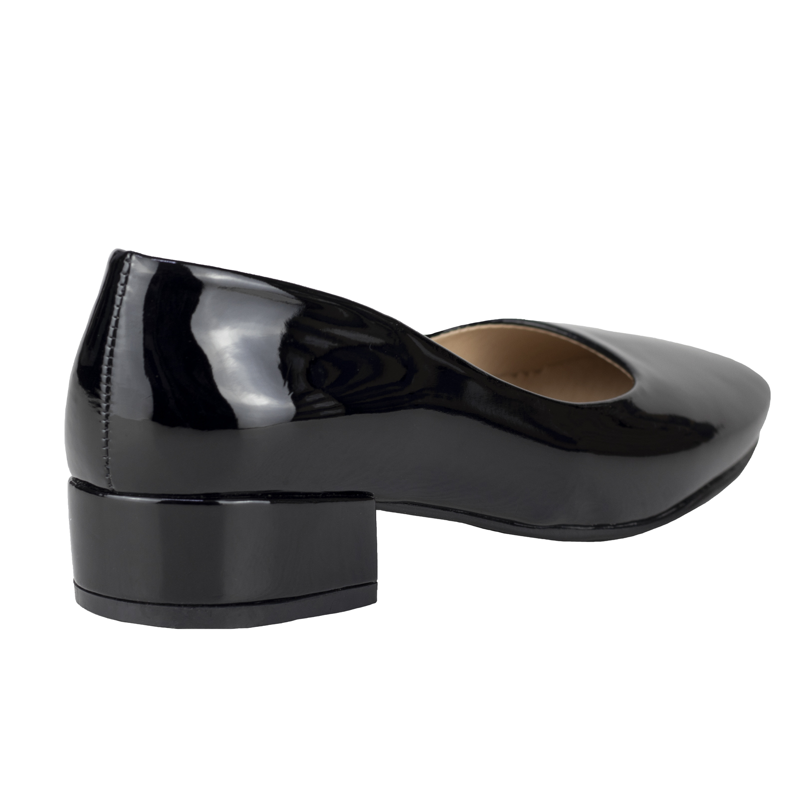 Zapato De Charol Tacón Bajo Flat Mujer Valdano Casual 800 St
