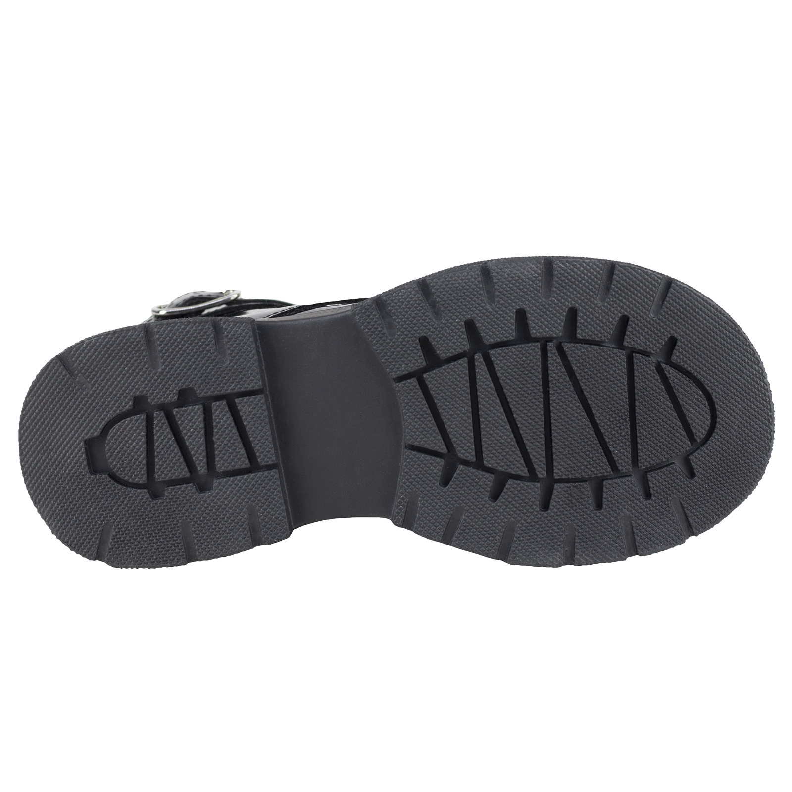 Bota De Charol Para Niña Karsten 500091-b Plataforma Urbana Moda