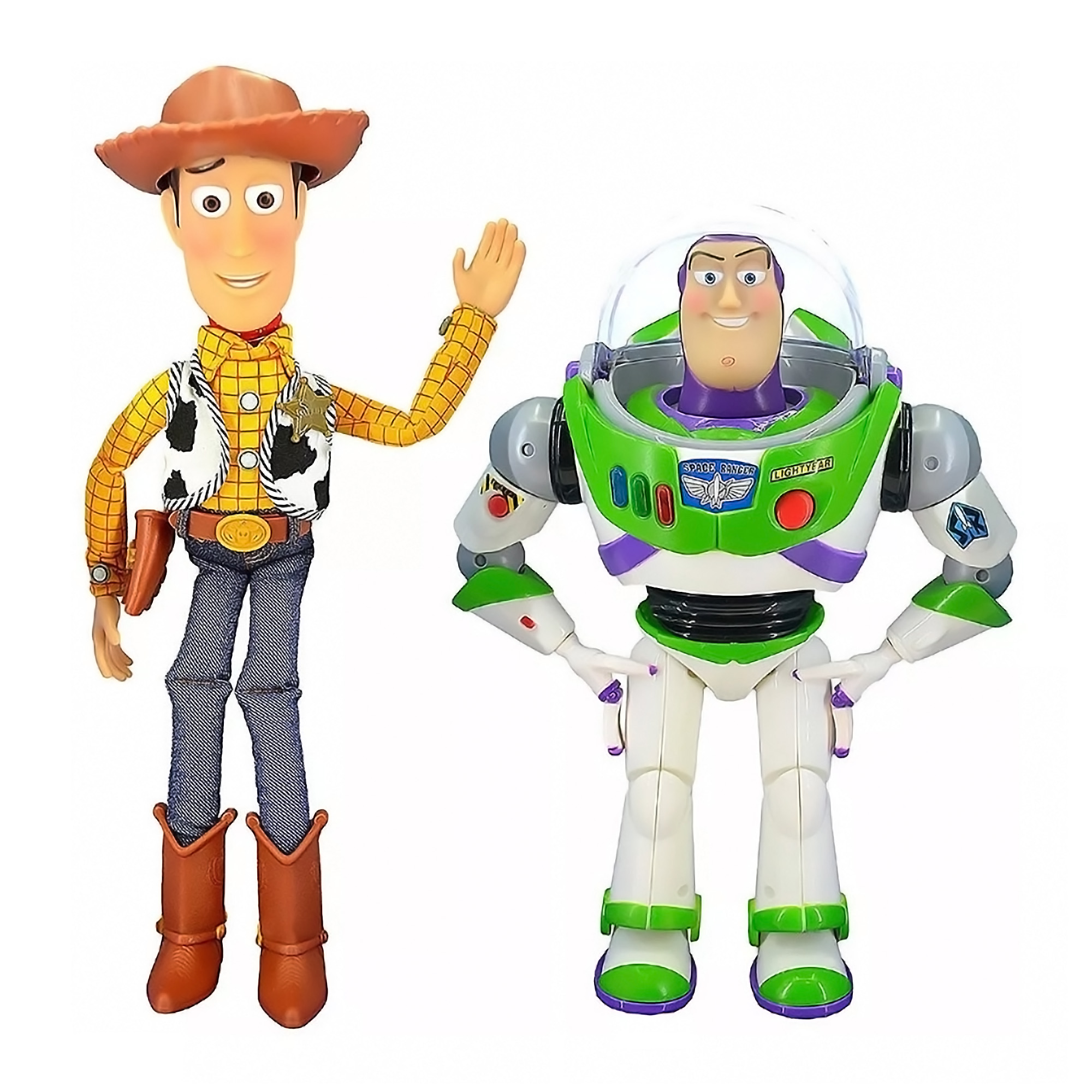 Woody Y Buzz Toy Story Disney Parlantes Con Sonidos Y Luz