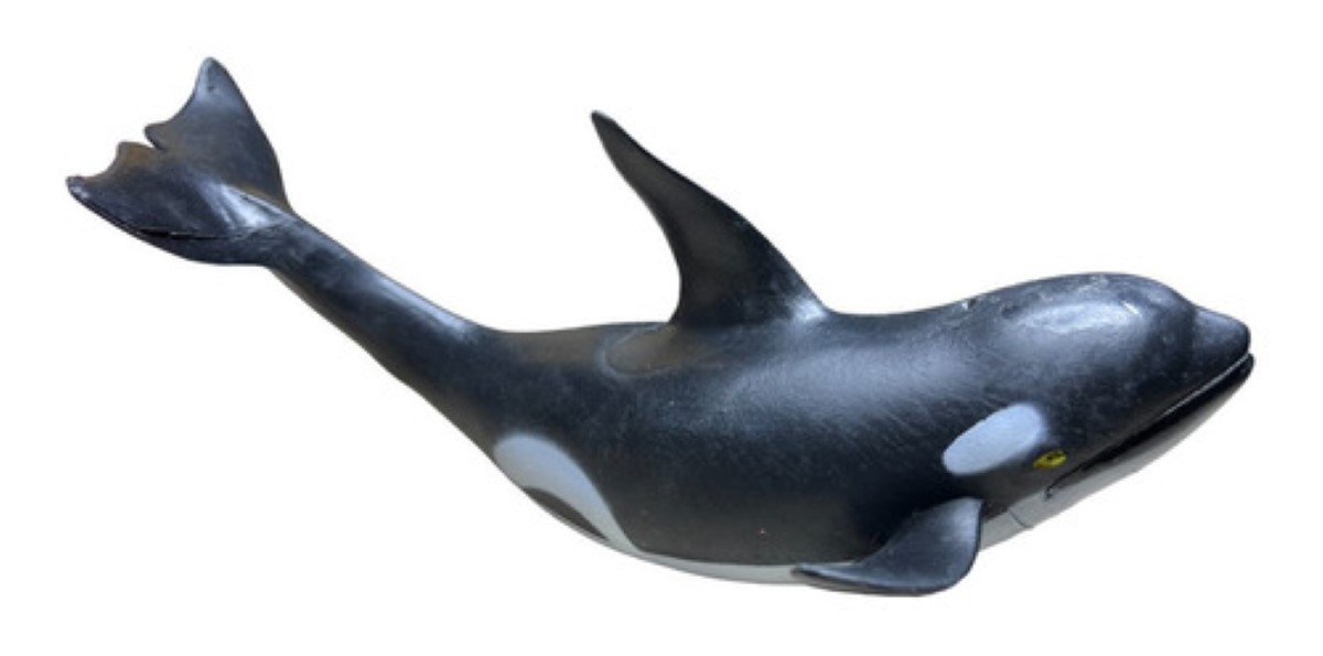 Animales Marinos Tiburón Martillo Ballena Jorobada Orca 24 cm azul